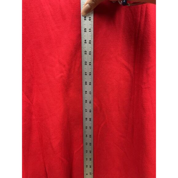 Vintage Linda Lori Floral Painted Cottage Red O/S Cardigan Sweater Rare - Picture 6 of 10